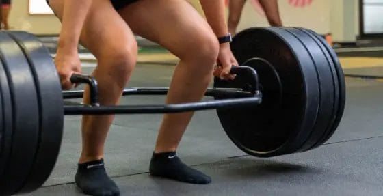 Barbell lift session at Relentless Athletics
